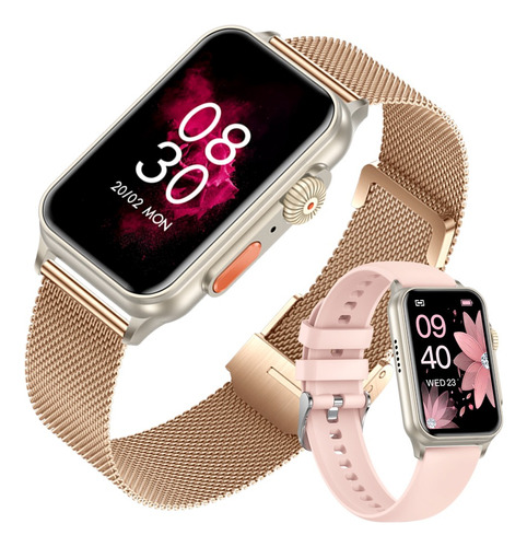 Smart Watch 1.57'' Mujer Bluetooth Llamada Impermeable