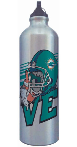 Botella Deportiva Dolphins Miami. Love