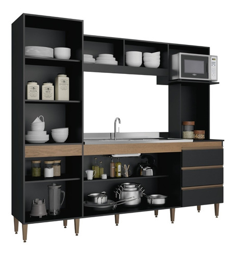 Imagen 3 de 6 de Muebles De Cocina Amoblamiento Completo Kit Multiuso