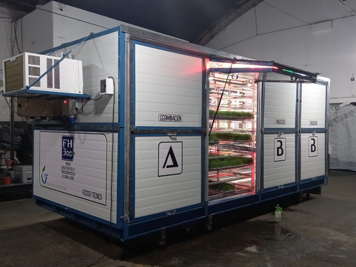 Imagen 4 de 6 de Módulo Productor De Forraje Verde Hidropónico Fh 300