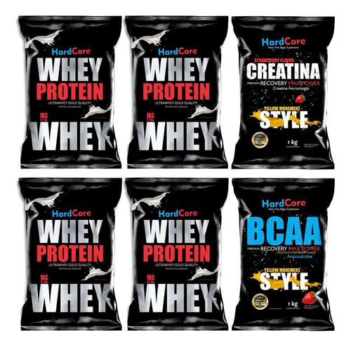 100 Servicios 4k De Proteina  + 1k De Bcaa + 1k De Creatina 