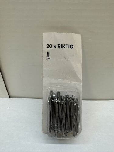 New Ikea Curtain Hook Riktig, 20 Piece Set, 402.122.03,  Dda