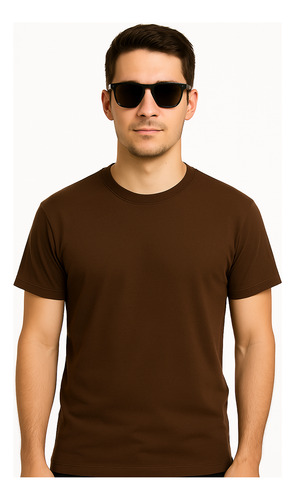 Playera Para Hombre 100% Algodón Cuello Redondo Casual