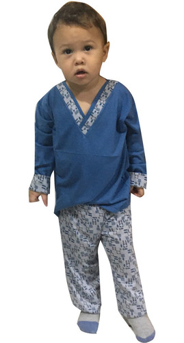Pijama Infantil Menino Inverno Moletinho Aflanelado 2 A 8