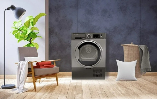 Imagen 4 de 5 de Secarropas Ariston Carga Frontal A3d91gse Inverter 9kg Acero