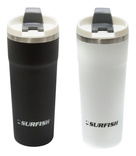 Imagen 3 de 5 de Vaso Surfish Termico 500 Ml Acero Inoxidable Viajero Sin Bpa