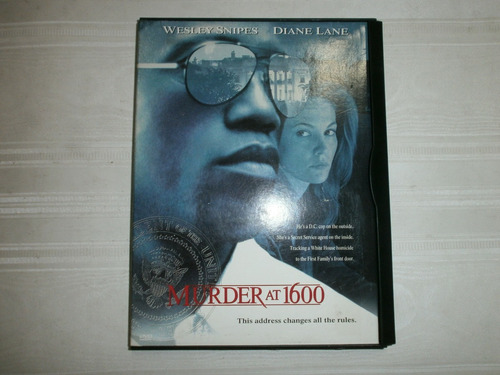 Murder At 1600 Wesley Snipes Diane Lane Dvd 1997 Warner Bros