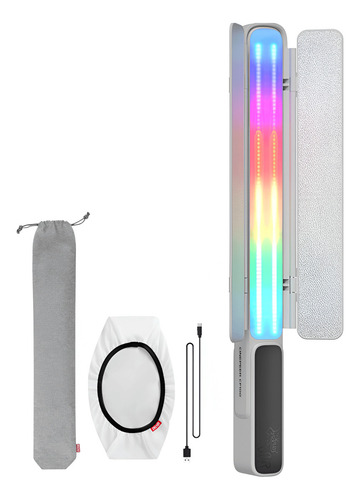 Iluminador Bastão Led Zhiyun Cinepeer Cf100 Rgb 100w Combo Estrutura Cinza 110v/220v