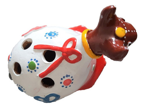 Imagem 4 de 7 de Boi Bumbá Porta Lápis - Artesanato Alto Do Moura Caruaru