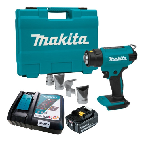 Soprador Termico A Bateria 18v 5ah Dhg180zk Makita Bivolt