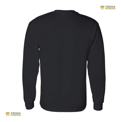 Playera Deportiva M Larga Hombre Pumas Unam Corazón Oro