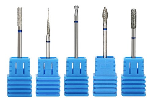5 Pedazos Fresa Diamantada De Eléctrica Pulidora Uña
