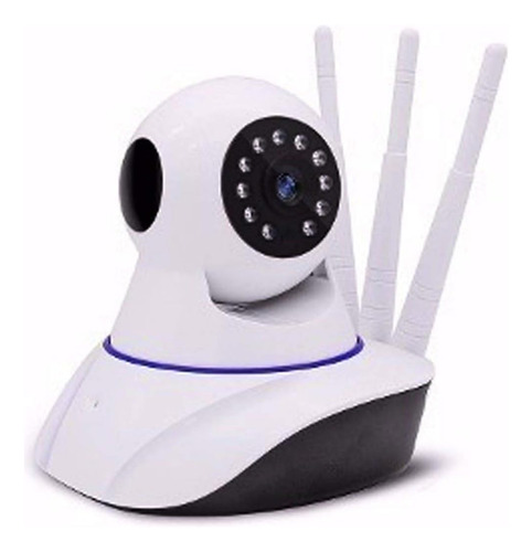 Câmera Ip 3 Antenas Wireless 3ª Geração Wifi C/ Visão Not...