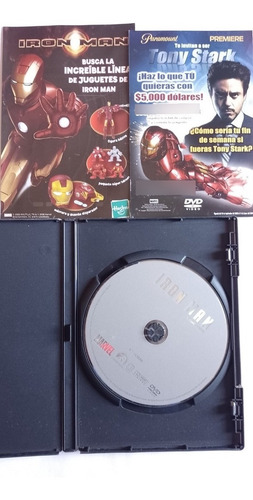 Iron Man Dvd Película Iron Man 1 (Usado)