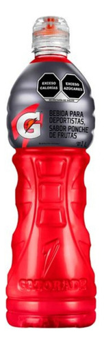 2 Pza Bebida Gatorade Sabor Ponche De Frutas 1 L