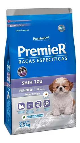 Premier Raça Específica Shih Tzu Filhotes 2, 5 K