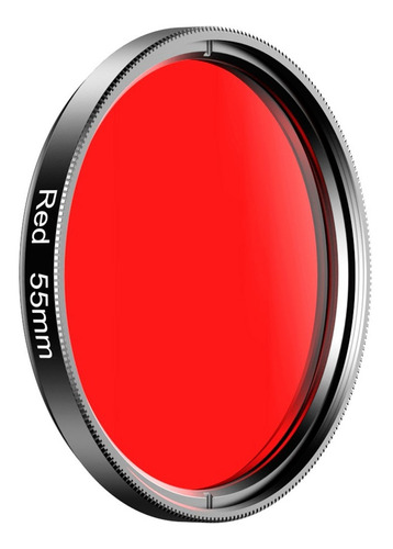 Filtro De Color 55mm Rojo