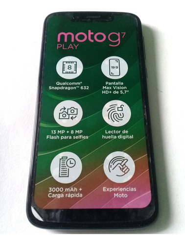Moto G7 Play Special Edition 64 Gb Azul Oscuro 4 Gb Ram (Usado)