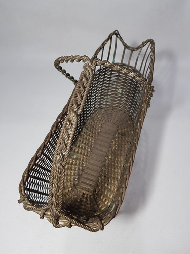 Imagen 4 de 10 de Antiguo Porta Botella Sifón Hermos Servicio Bronce Mag 58042