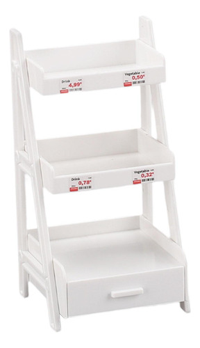 5 Soporte Para Plantas En Miniatura Con Cajón, Estante