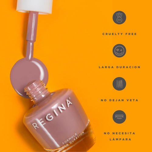 Kit X3 Esmaltes Regina Color De Uñas Larga Duracion