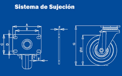 Imagen 3 de 4 de Rodajas, Llantas Bafles 2.5 Pulgadas, Juego De 4 Llantas