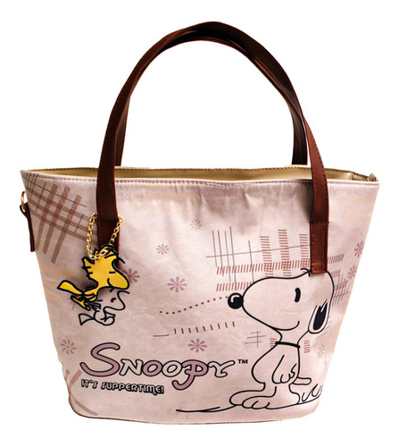 Imagen 8 de 8 de Bolsa Dama Snoopy Suppertime Emilio Woodstoc Personajes Nyny