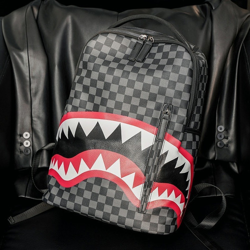 Mochila De Viaje De Negocios Del Hombre Tiburón Gran Capacid