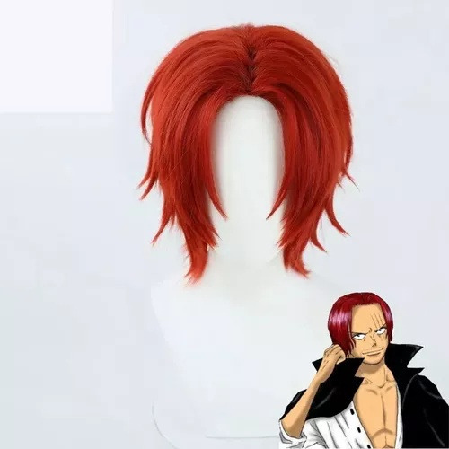 Fantasia De Halloween One Piece Shanks Peruca Cos