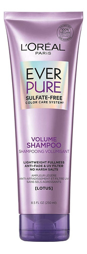  Shampoo L'oréal Paris Ever Pure Volume 250 Ml 100% vegano