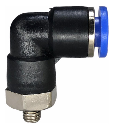 5 Conexão Pneumática Cotovelo Tubo 06mm X Rosca M5 Bsp