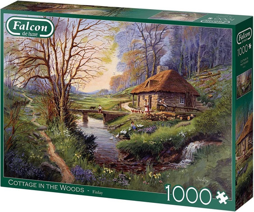Rompecabezas Puzzle 1000 Piezas Jumbo Diset Cottage Woods