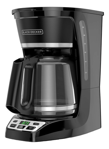 Black+decker Cafetera Programable De 12 Tazas*, Negro, Cmb-.