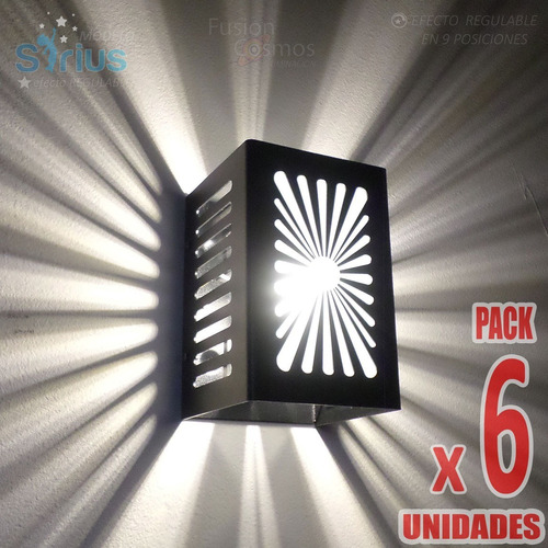 Aplique Difusor Multidireccional Interior Apto Luz Led X6uni