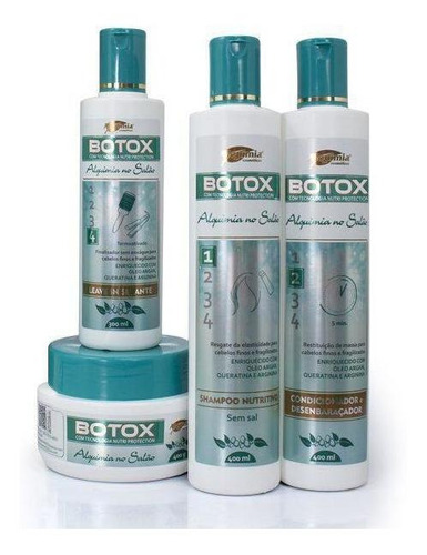 Kit Botox Com 4 Itens - Alquimia