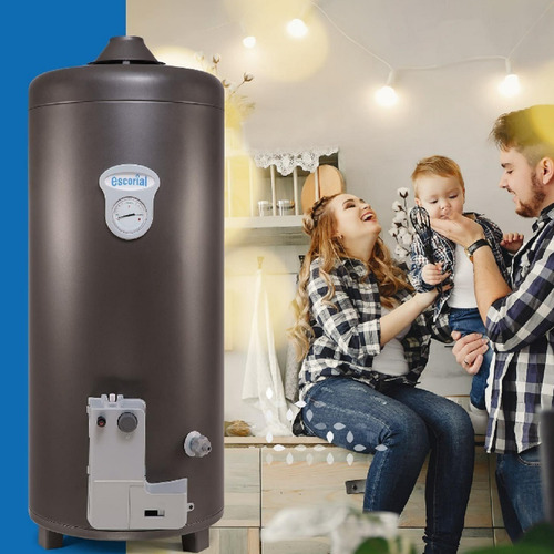 Termotanque multigas Escorial Geiser 80L grafito 80L
