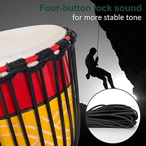Lotmusic Djembe African Drum Bongo Congo Stardard Size Mahog