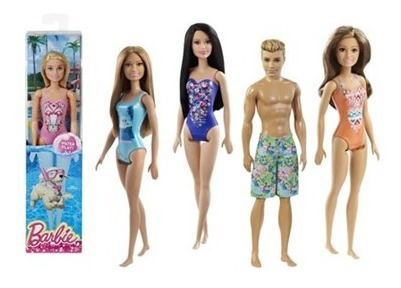 Barbie Beach Doll Ast Mattel  Playa Verano