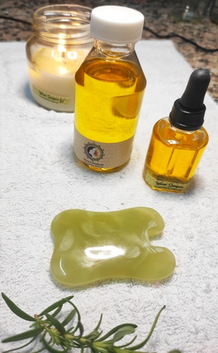 Imagen 1 de 6 de Gua Sha Corporal - 100% Natural. Onix Verde