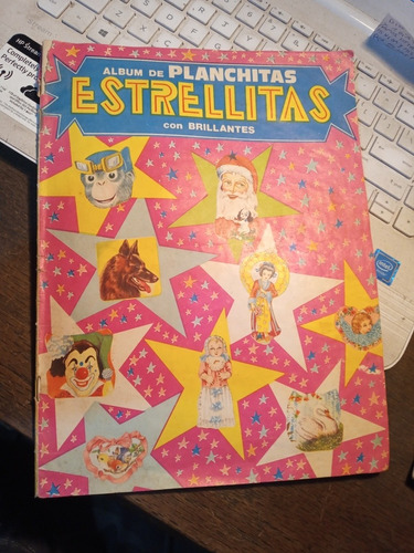 Antiguo Álbum Figuritas Estrellitas Planchas Incompleto