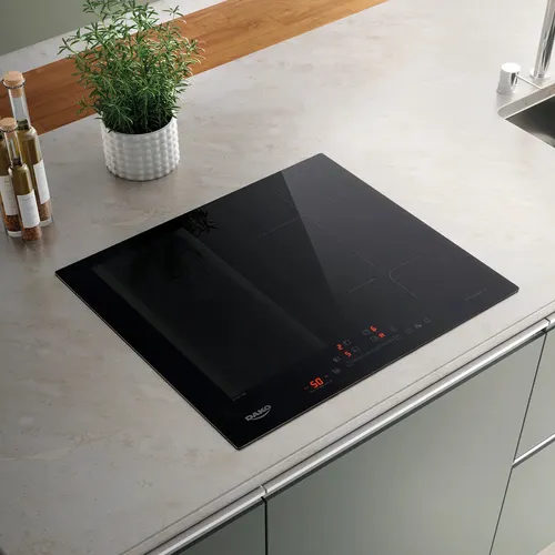 Cooktop De Indução 4 Bocas Dako Diplomata com Zona Flexível e Função Turbo Preto