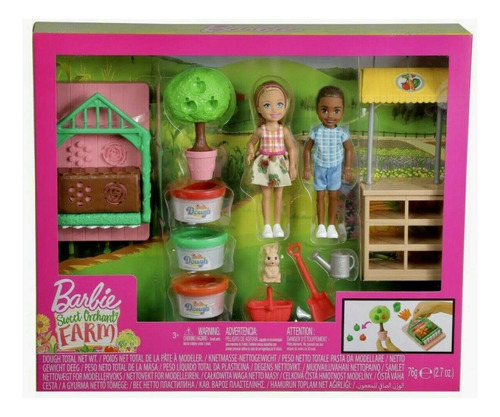 Barbie Sweet Orchard Farm Chelsea Doll & Friend, Veggie Gard