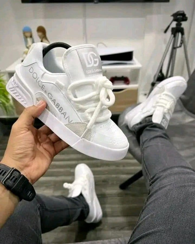 Tenis Para Hombre Blanca D G Original + Envgts