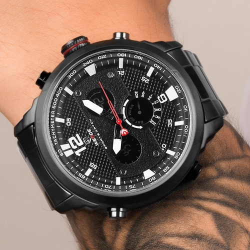 Relógio Masculino Weide Anadigi Preto 10137
