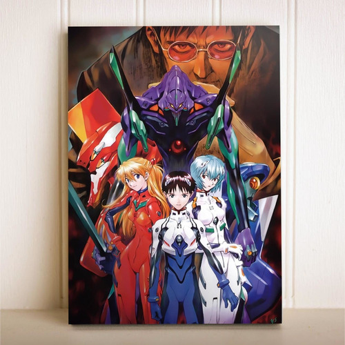 Imagem 1 de 1 de Placa Decorativa Anime Neon Genesis Evangelion