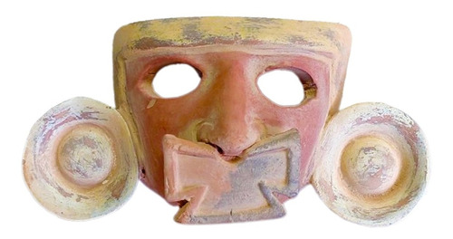 Artesanía Prehispánica Máscara Teotihuacana (azcapotzalco)