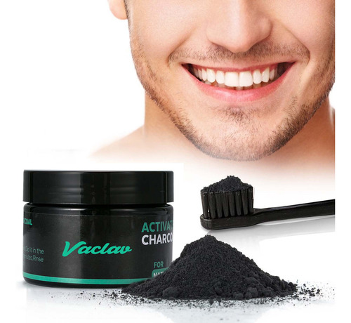 Polvo Blanqueador De Dientes Con Carbón Activado Natural Whi