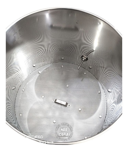 Panela Caldeirão Aço Inox 70 Litros Com Válvula Termômetro Fundo Falso E Chuveiro Para Cerveja Artesanal 20145vtffch