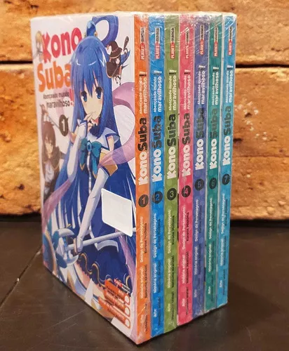 Kit Konosuba Vol. 1 Ao 7: Kit Konosuba Vol. 1 Ao 7, De Natsume Akatsuki.  Série Não Aplica, Vol. Não Aplica. Editora Panini, Capa Mole, Edição Unica  Em Português