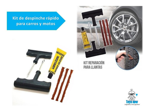 Kit Despinchador Para Llantas Sellomatic  Carro Y Moto